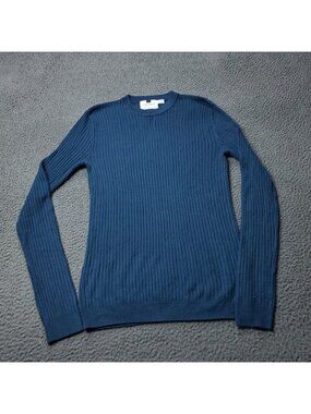 TOPMAN Ribbed Sweater Womens M Medium Blue Casual Adult Streetwear y2K